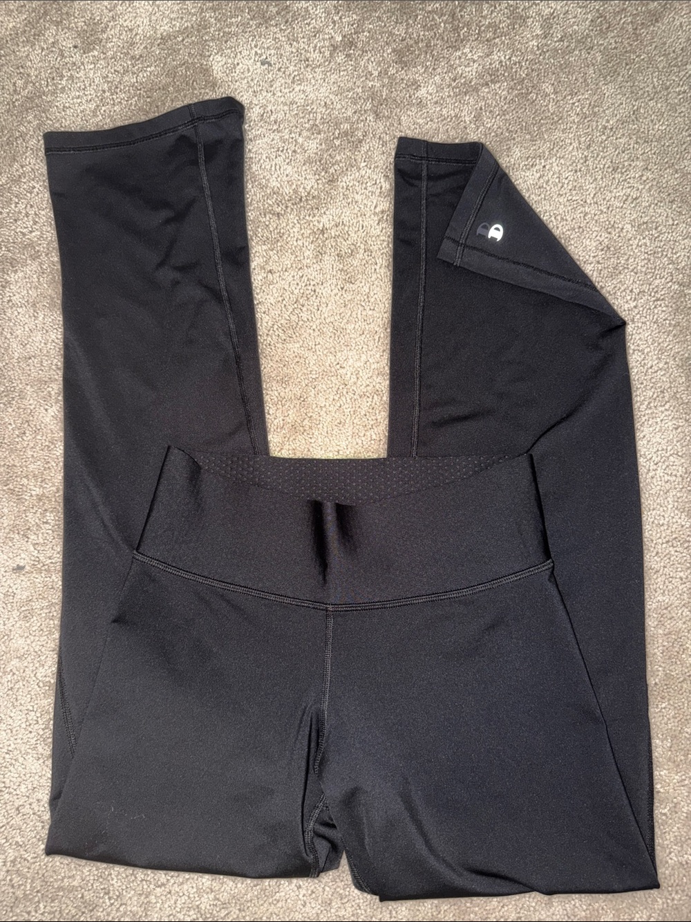 Champion Low Rise Black Athletic straight cut Leggings